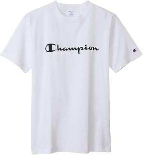 Champion Tシャツ 半袖 丸首 綿100% スクリプトロゴ ショートスリーブTシャツ ベーシックTシャツ 半袖 丸首 綿100% COTTON USA ラバープリント ショートスリーブTシャツ ベーシック C3-X358メンズ