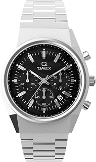 Timex Men's Q Falcon Eye Chronograph 40mm Watch