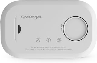 FireAngel FA6813 Portable Carbon Monoxide Detector/Alarm, 10 Year CO Alarm | 1-Pack, Battery Powered Carbon Monoxide Alarm for Home & Travel, CO Alarm Detector Monitor for Caravans, Campervans & Cars