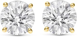 1-12 Carat Lab Grown Diamond Stud Earrings