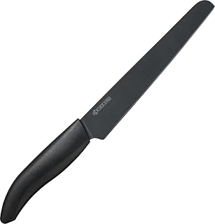 京セラ セラミック 包丁 黒刃 パン切 18cm ギザ刃 切れ味続く サビない 食洗機 除菌漂白 OK FKR-18PBK-AZ 【オンライン限定】