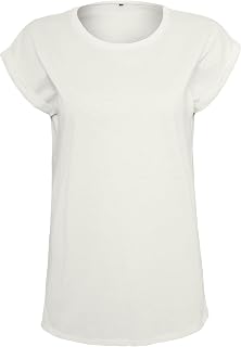 Build Your Brand By021-Ladies Extended Shoulder Tee Women's T-Shirt (Pack of 1)