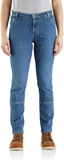 Carhartt Women's Rugged Flex Relaxed Fit Double Front Jeans Pants