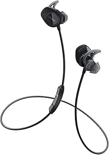 Bose SoundSport, Wireless Earbuds, (Sweatproof Bluetooth Headphones for Running and Sports), Black (Renewed)