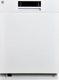 Kenmore 24" Built-In Dishwasher - White | 57 DBA - UltraWash, SmartWash, Sani Rinse, SmartDry, and Leak Detection - 14 Place Settings - ENERGY STAR Certified