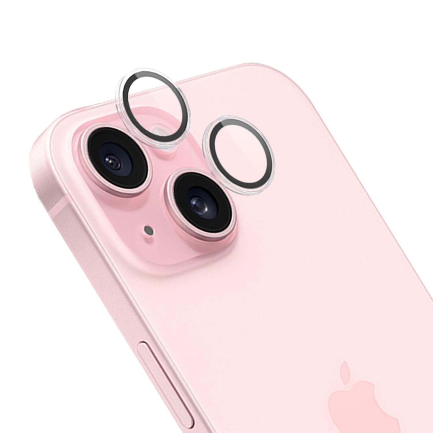Camera Lens Protector for iPhone 15/iPhone 15 Plus, Shockproof Acrylic Material,
