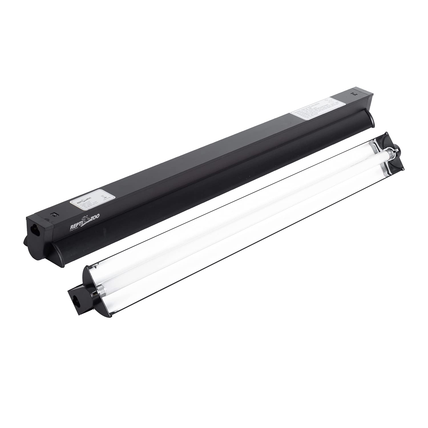 REPTI ZOO T5 HO UVB Lighting Combo Kit, Terrarium Hood Comes with Desert 10.0 UV
