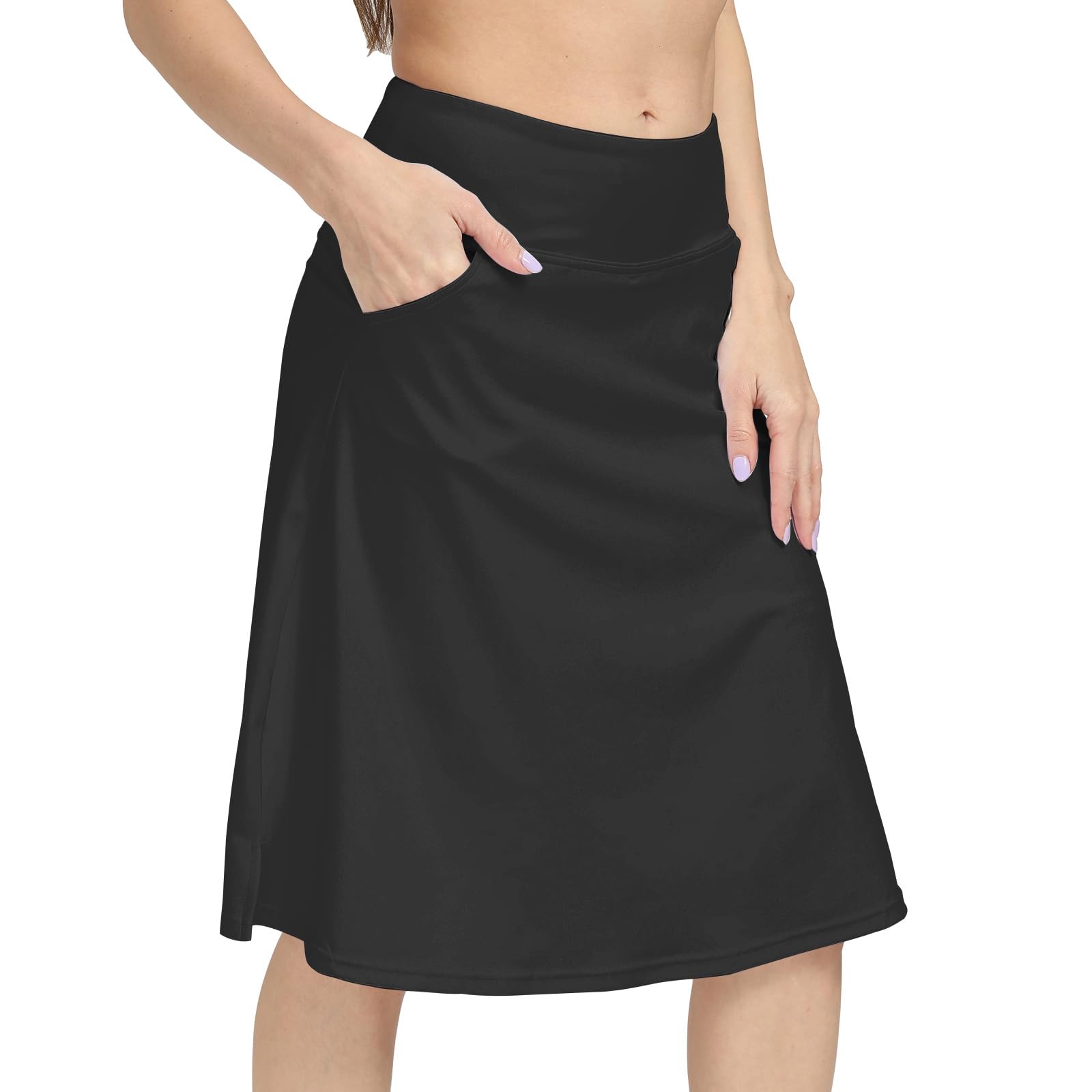 CZRLHYT 25" Skorts Skirts for Women,Athletic Skirts,Church Walking Skirts