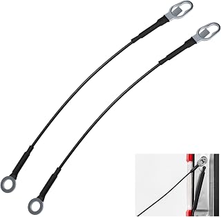 5L5Z9943052AA Tailgate Cable Strap, Tailgate Replacement Parts, Rear Tailgate Cables Straps, Fit for 1993-2008 Ford Ranger, 1994-2009 Mazda B2300, 1994-2007 B3000, 1994-2009 B4000 (2 Pcs)