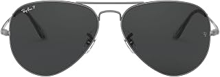 Ray-Ban 0RB3689 Dark Lenses, Gunmetal, 55 Unisex