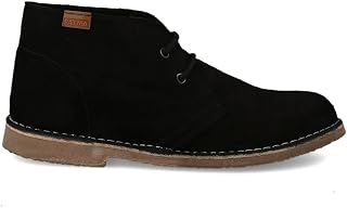Desert Safari Boots in Leather for Men and Women. Made in Spain. Chukka Shoe in Split Leather Sport. Closure with Laces. Rubber Sole
