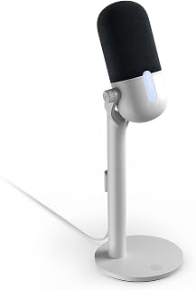 Elgato Wave Neo USB Condenser Microphone, Tap to Mute, for Gaming, Streaming, Meetings, Voice Recording on Teams/Zoom/OBS/Twitch/YouTube, Plug-’n-Play, Works on Laptop, PC, Mac, iPad, iPhone (Renewed)