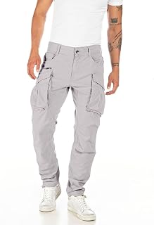 Replay Joe Men's Regular Fit Cargo Trousers Made of Comfort Cotton