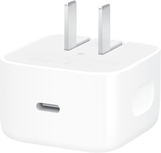 Apple 40W Dynamic Power Adapter with 60W Max | Wall Charger, 1 Port, Compatible with iPhone 17 and iPhone Air, Travel-Ready Design