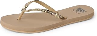 REEF Women's Sandals Stargazer, Glitter Flip Flops for Women With Soft Cushion Footbed