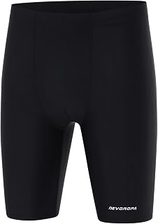 DEVOROPA Boys Swim Jammers Youth Competitive Swim Team Trunks Racing Swimsuit Athletic Swimming Shorts Slim/Standard/Husky