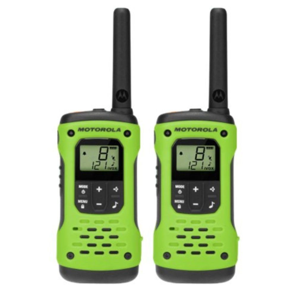 Motorola Solutions Talkabout T600 H2O Two-Way Radios — 6 Pack, Green/Black