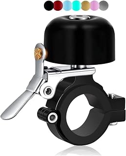 Greallthy Bike Bell, Bike Bells Adults Kids, Full-Metal Bike Bell for 22.2-31.8mm Bicycle Handlebars, 80DB Bicycle Bell, Bicycle Bell 7 Colors.