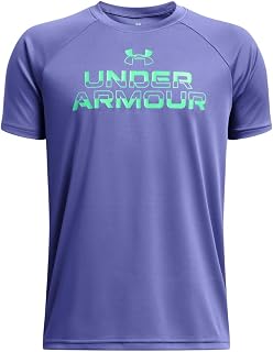 Under Armour Junior Tech Split Wordmark Short Sleeve T-Shirt 1383010 561