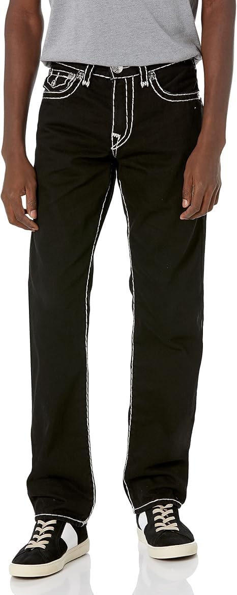 True Religion Men's Ricky Super T Straight Leg Jeans - Stretch Denim