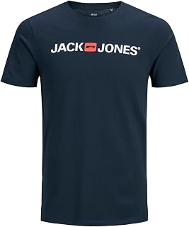 JACK & JONES Male Plus Size T-Shirt, Cotton Jersey