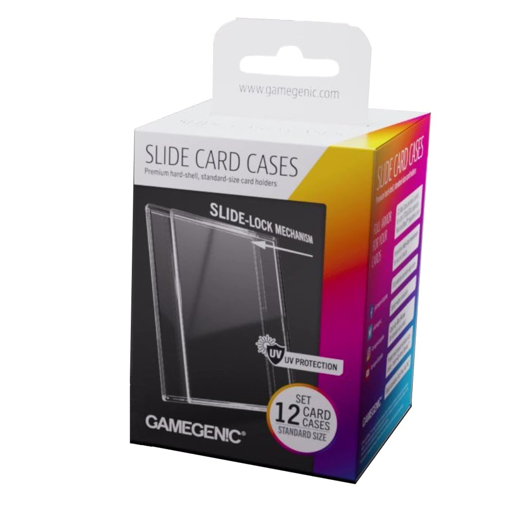 Gamegenic Slide Card Cases - Premium Hard-Shell Card Holders with Innovative Sli