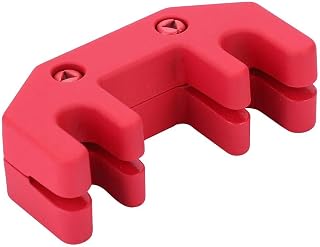 Violin Mute, Rubber Violin Practice Mute Combo, Metal Violin Mute Practice Violin Silencer for 1/2, 3/4, 4/4 Violin (Red)