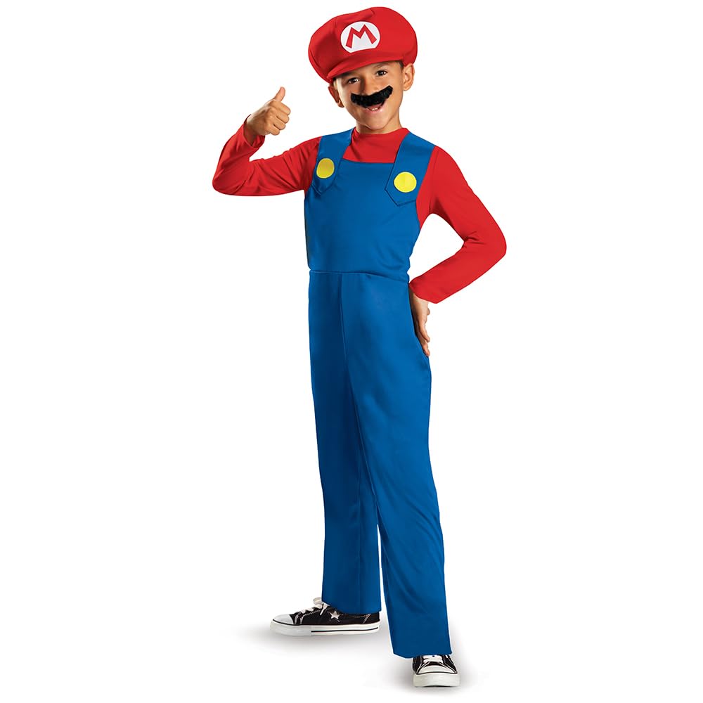 Disguise Nintendo Super Mario Costume, Officially Licensed Super Mario Brothers 
