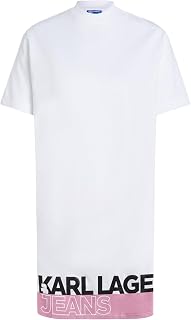 Karl Lagerfeld Jeans Mujer Regular Logo T-Shirt Dress