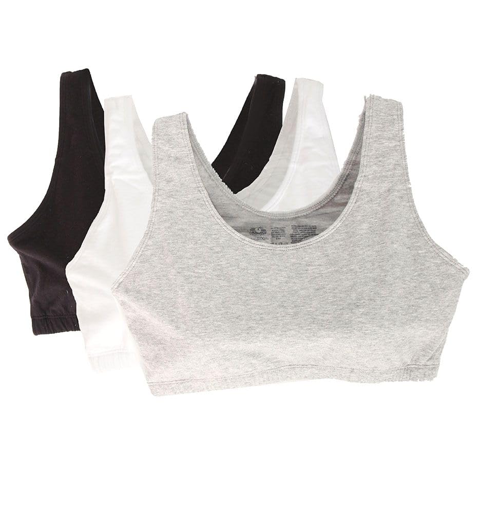 Fruit of The Loom Women's Multi-Pack Tank Top Style Sports Bra