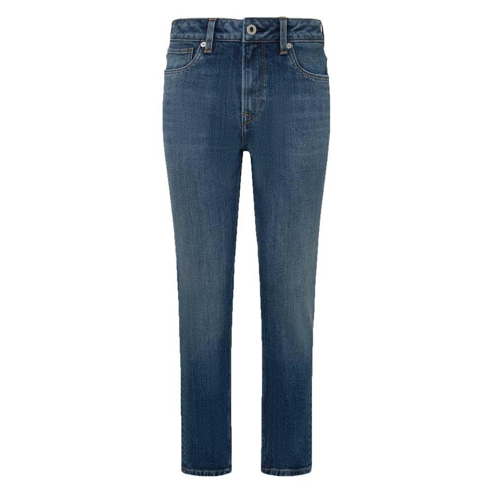 Pepe Jeans Women's Purple Taper High Waisted Jeans