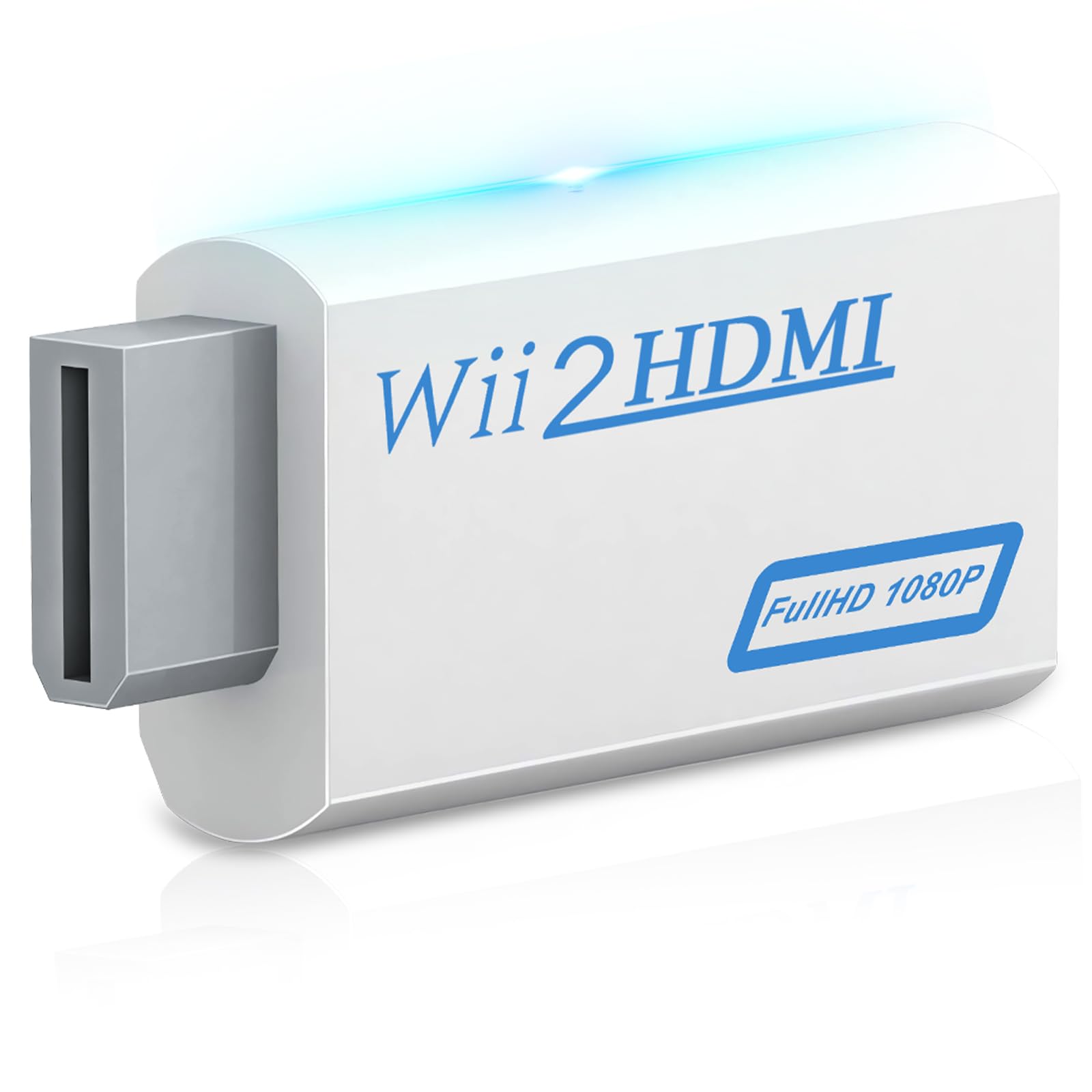 Herfair Wii HDMI Adapter 1080P Wii to HDMI Adapter for Nintendo Wii/Wii U | Wii2
