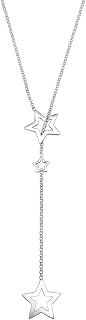 Elli Halskette Damen Y-Kette Stern Anhänger Filigran in 925 Sterling Silber