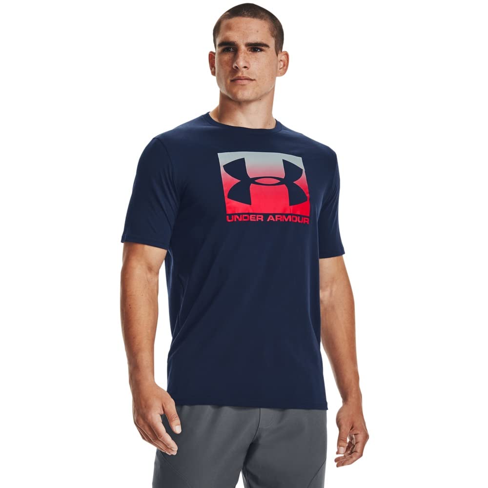 Under Armour Maglietta Sportiva da Uomo UA Boxed Maniche Corte Graph Uomo (Pacco