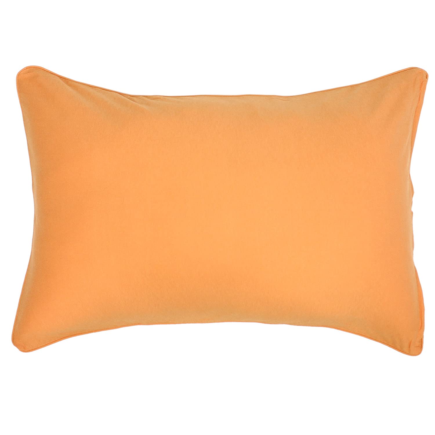 Merry Night Pillowcase, Solid Color Orange, Approximately 13.8 x 19.7 inches (35