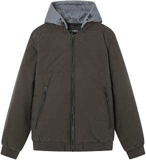 SPRINGFIELD Men's Bomber Bomber Jacket Padded Detachable Hood (Pack of 1)
