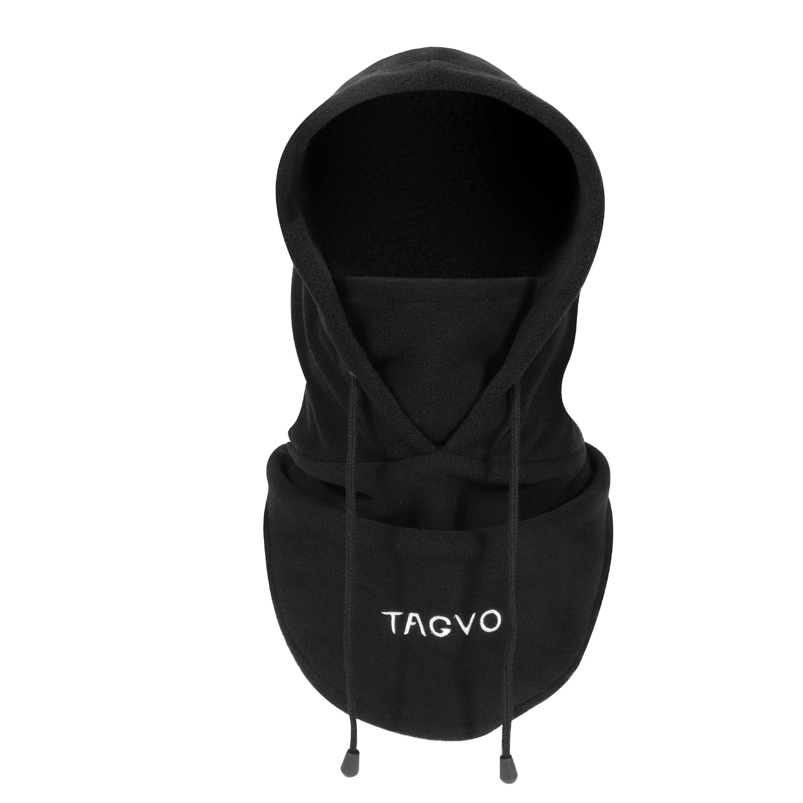 TAGVO Winter Thermal Fleece Balaclavas, Soft & Warm Adjustable Hood Hat Skiing F
