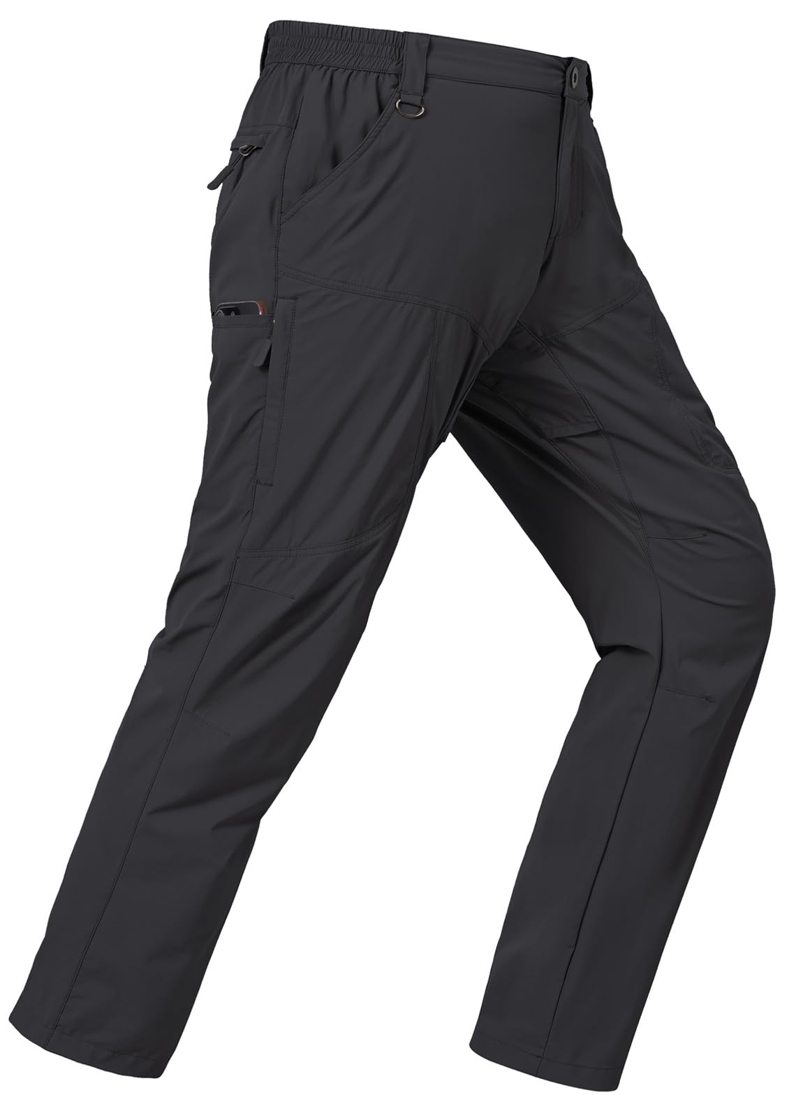 SPOSULEI Mens Lightweight Cargo Hiking Outdoor Quick Dry Work Tactical Pants 6 P