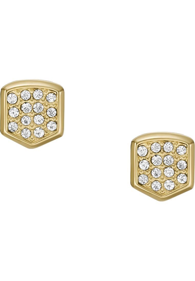 Fossil Women's Gold tone Stainless steel with post/stud closure Earrings