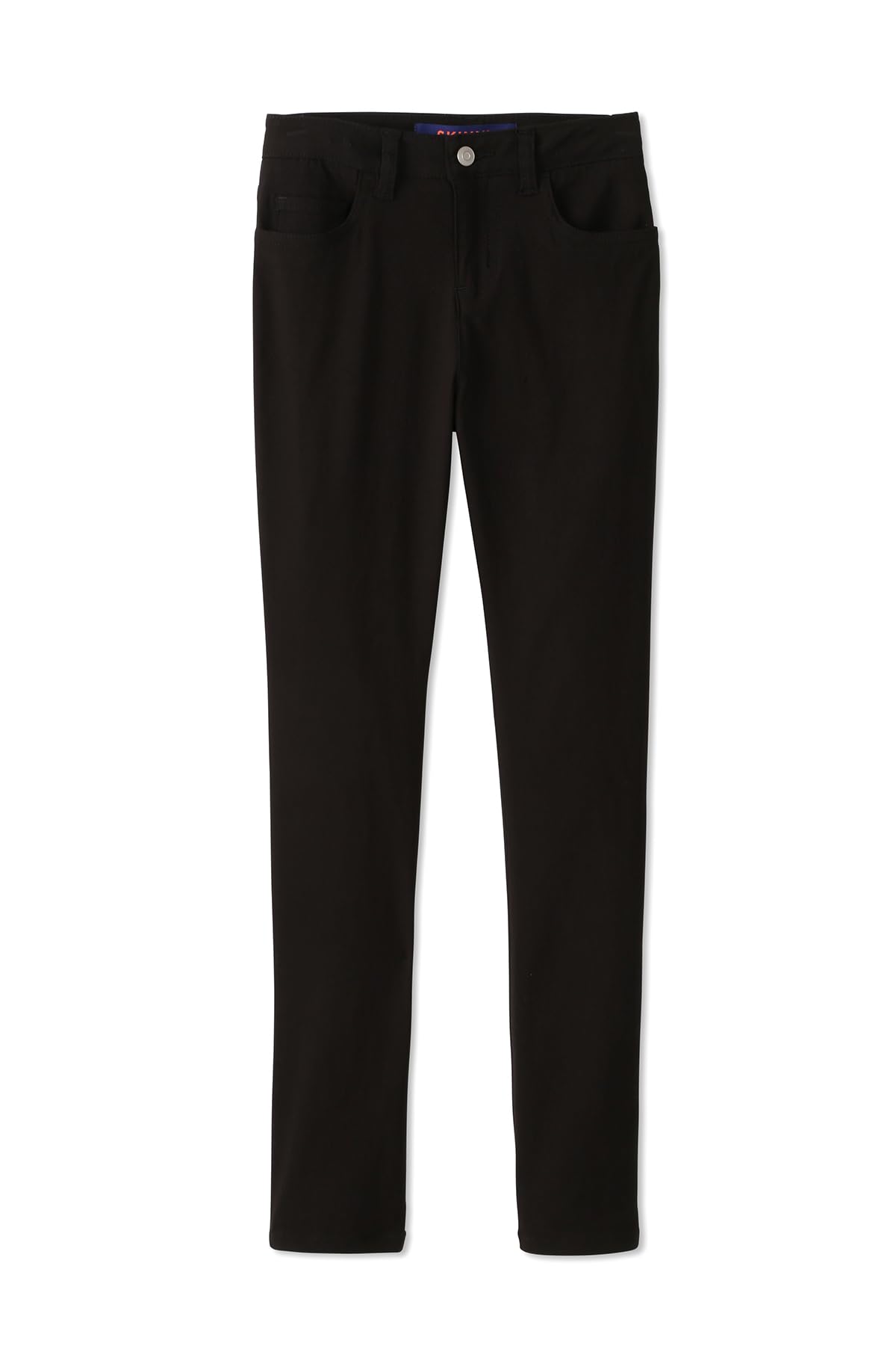 French Toast Super Stretch Skinny Uniform Pants With Pockets, Women's Blue