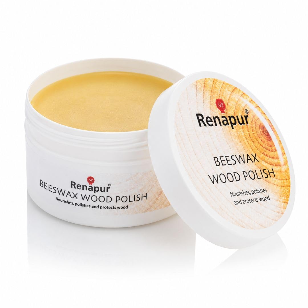 Renapur Premium Beeswax Wood Polish - Natural Furniture Polish & Conditioner - N