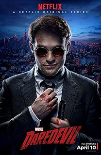 DAREDEVIL Charlie Cox as Matt Murdock with Bloody Knuckles 11 x 17 Poster Lithograph