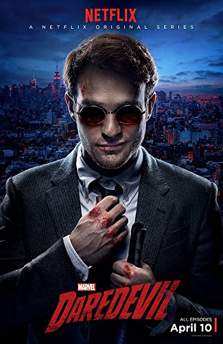 DAREDEVIL Charlie Cox as Matt Murdock with Bloody Knuckles 11 x 17 Poster Lithog