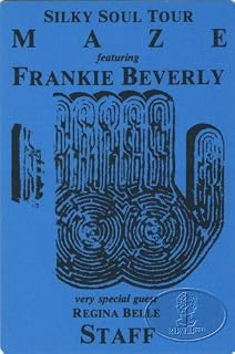 Maze Frankie Beverly 1989 Backstage Pass Staff