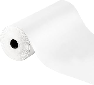HOIGON Chinese Japanese Calligraphy Xuan Paper,14In x 328Ft Brush Ink Writing Sumi Paper Roll,Half Raw Ripe Long Scroll Rice Paper Without Grids for Practicing Writing Drawing