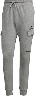 adidas Mens Essentials Fleece Regular Tapered Cargo Pantsathletic Pants