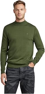 G-Star Men's Premium Core Mock Knitted Sweater