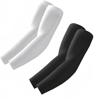 ROXUN Arm Sleeves, Cooling UV Sun Protection Sports Compression Men Women | Gaming Cycling Arm Sleeves, Suitable for Volleyball, Basketball, Running, Anti UV, Tattoo Coverage