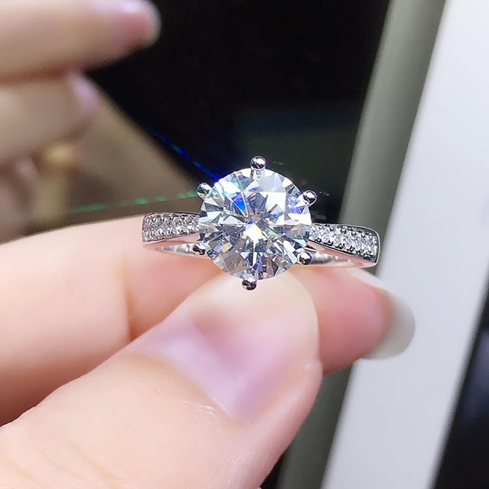 Ladies Cute Round Cubic Zirconia Ring
