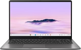 ASUS Chromebook Plus CX1505 Laptop | Intel Core 3 N355 | 8GB | 256GB SSD | 14.0" (1920x1080) Full HD Screen | Google Chrome Operating System | Laptop Charger Included